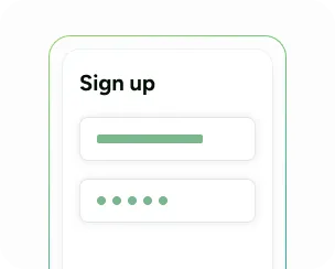 Sign up illustration